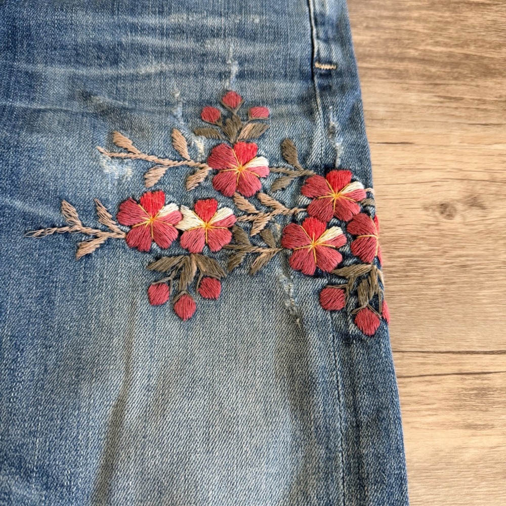 Citizens of Humanity Women's Vintage Embroidered Emerson Slim Boyfriend Jean 24 - Picture 12 of 14